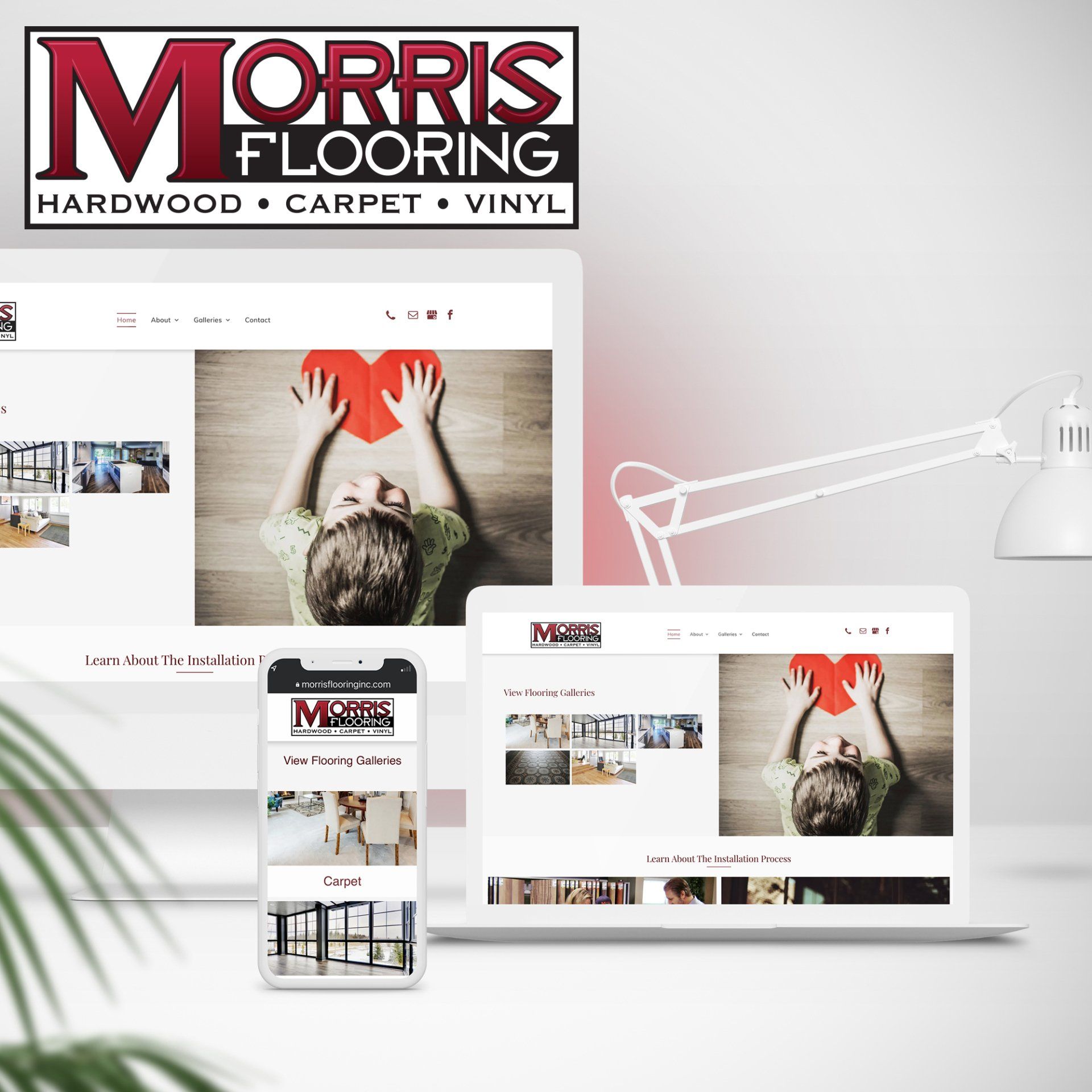 Morris Flooring, website design