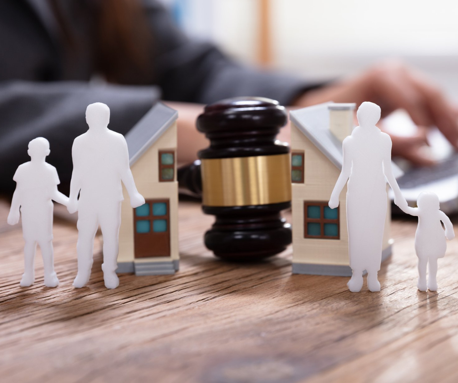 Family with Gavel - Custody