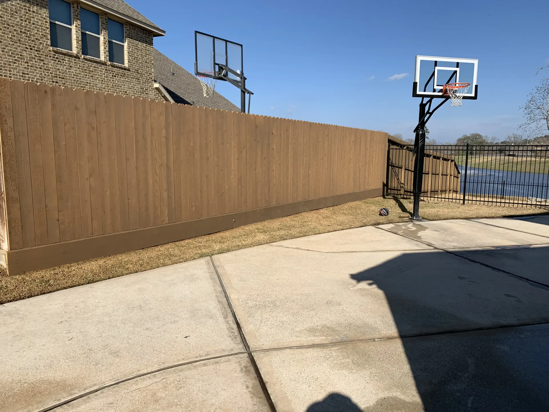 Backyard privacy fencing by Ark Fence
