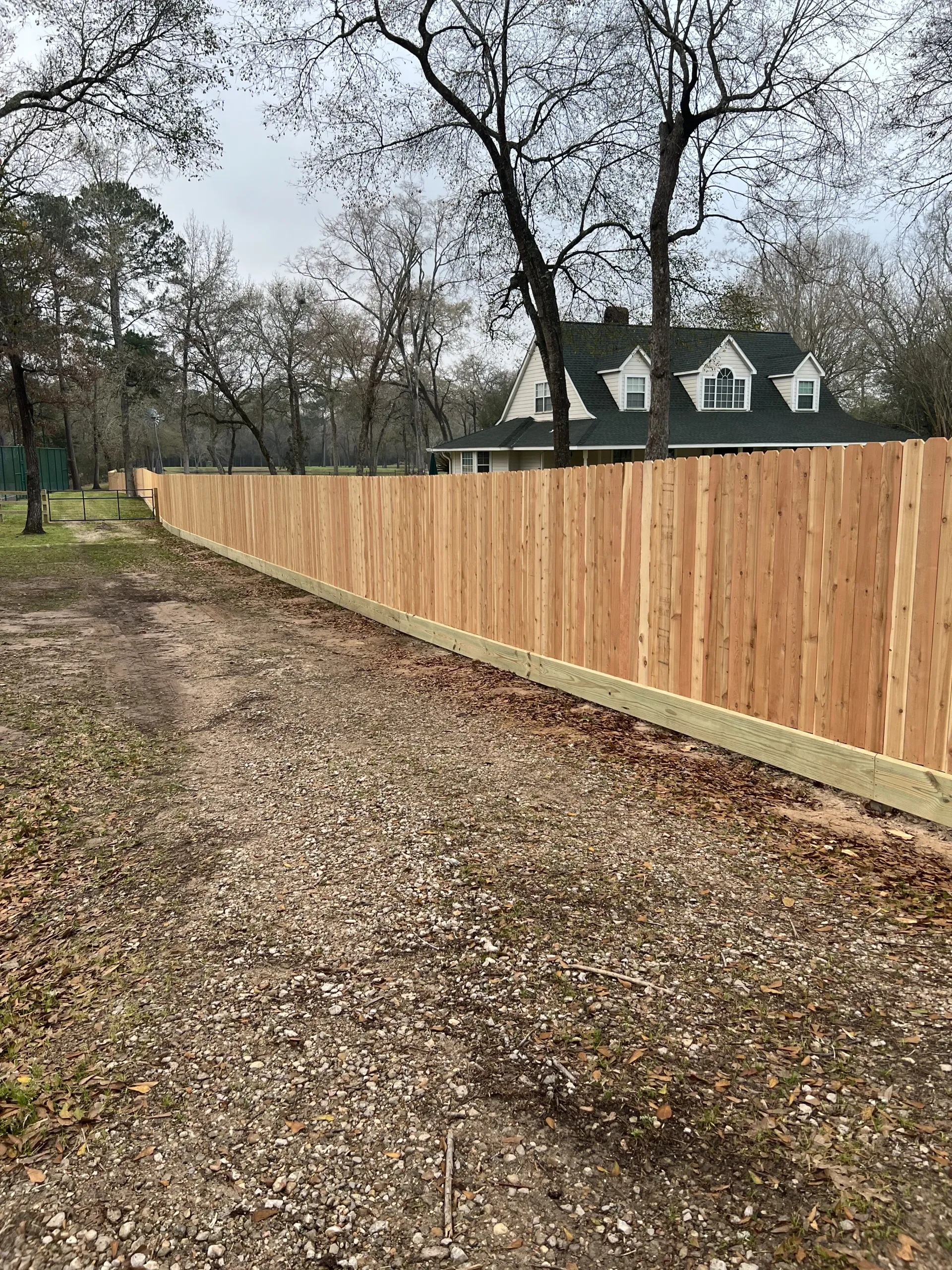 Fence installation in Montgomery Texas by Ark Fence