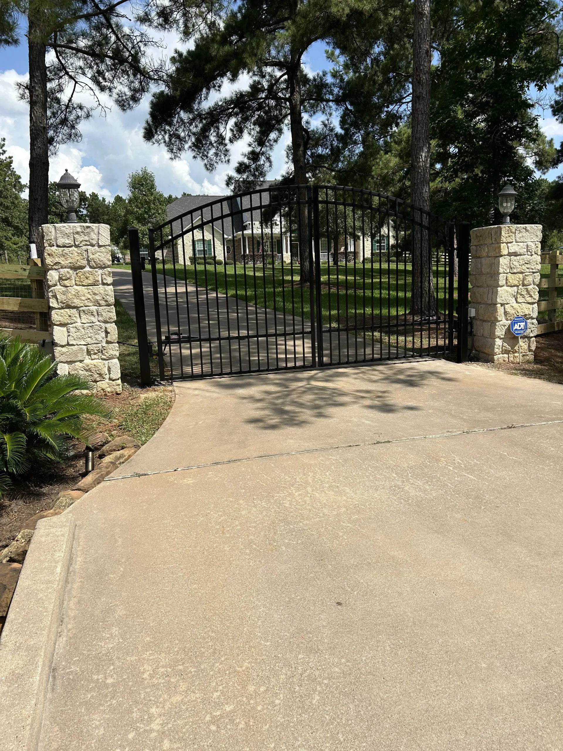 Ark Fence ornamental iron fence design
