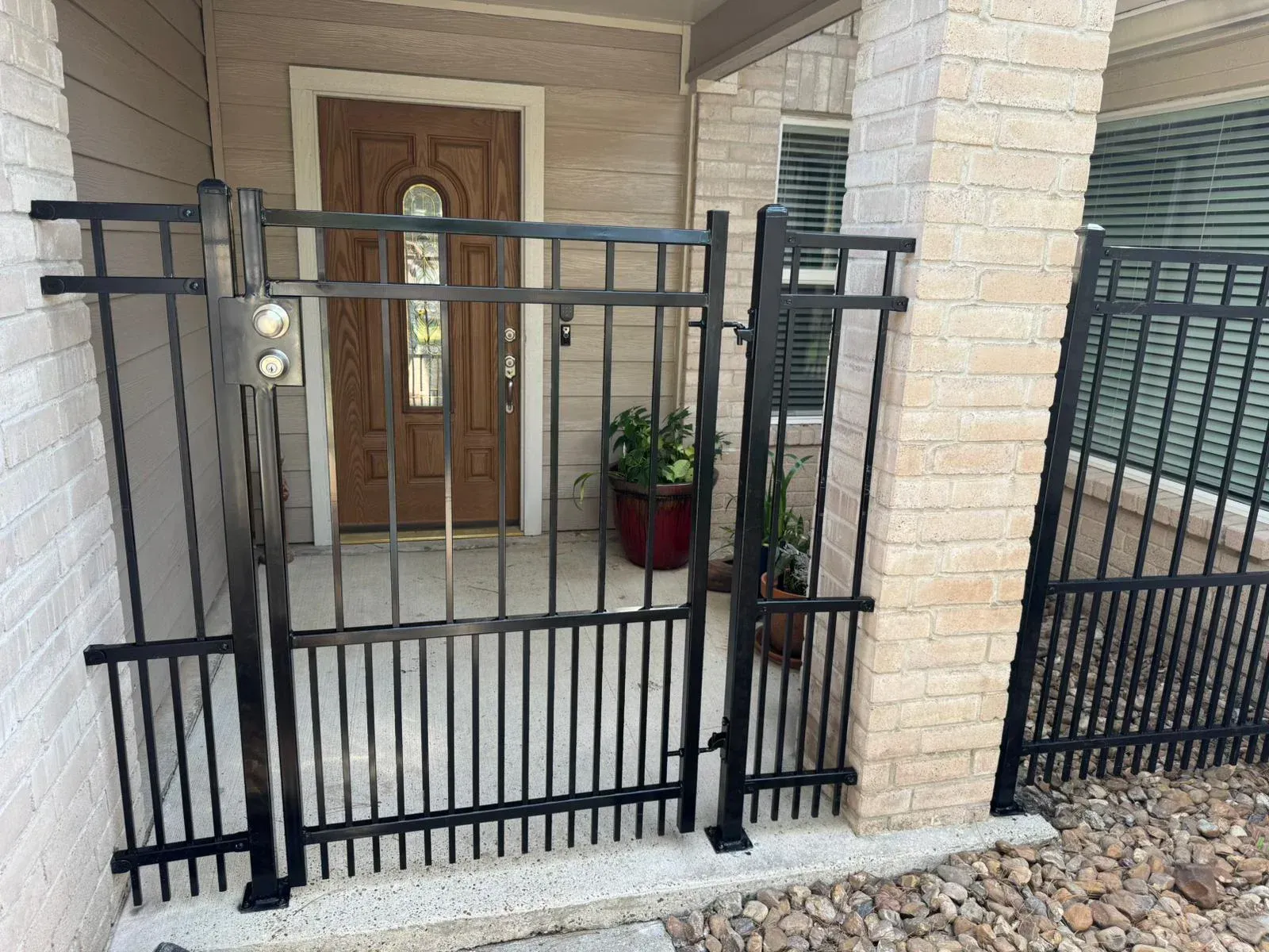 Custom iron fencing by Ark Fence
