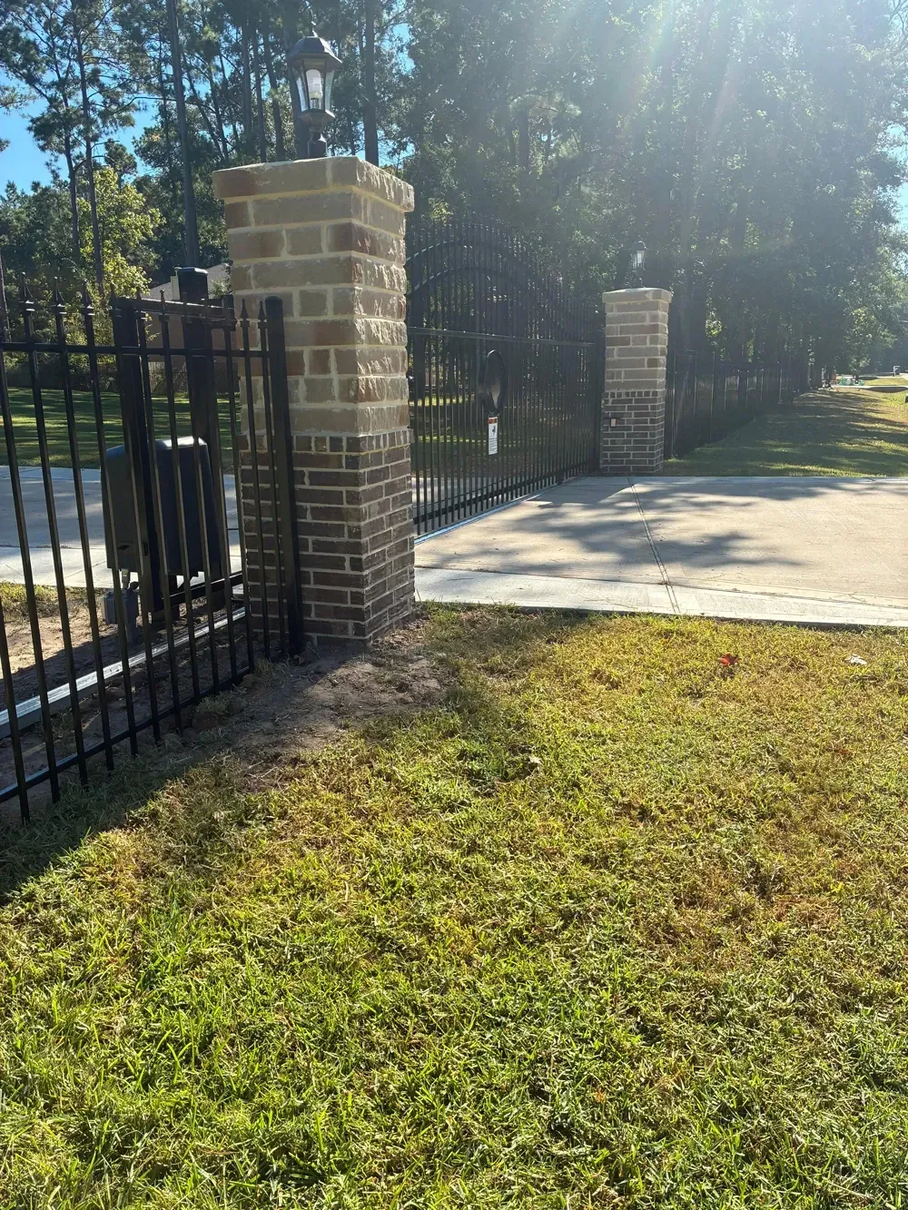 Ornamental fence installation by Ark Fence
