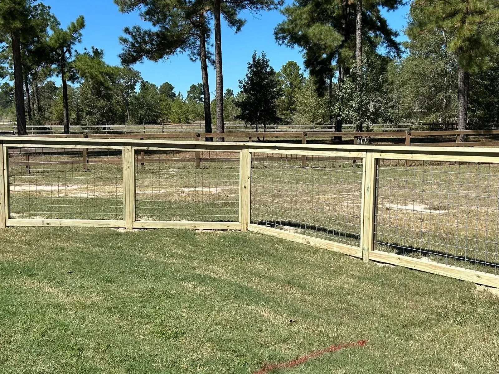 Ranch fencing installation by Ark Fence