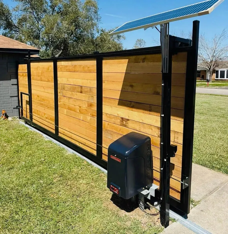 Ark Fence automatic gate installation
