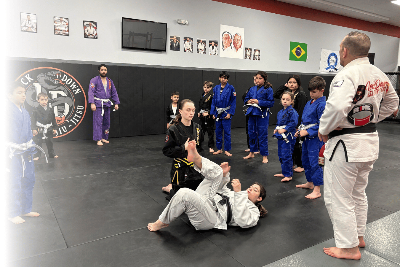 Lockdown BJJ  Student in Class