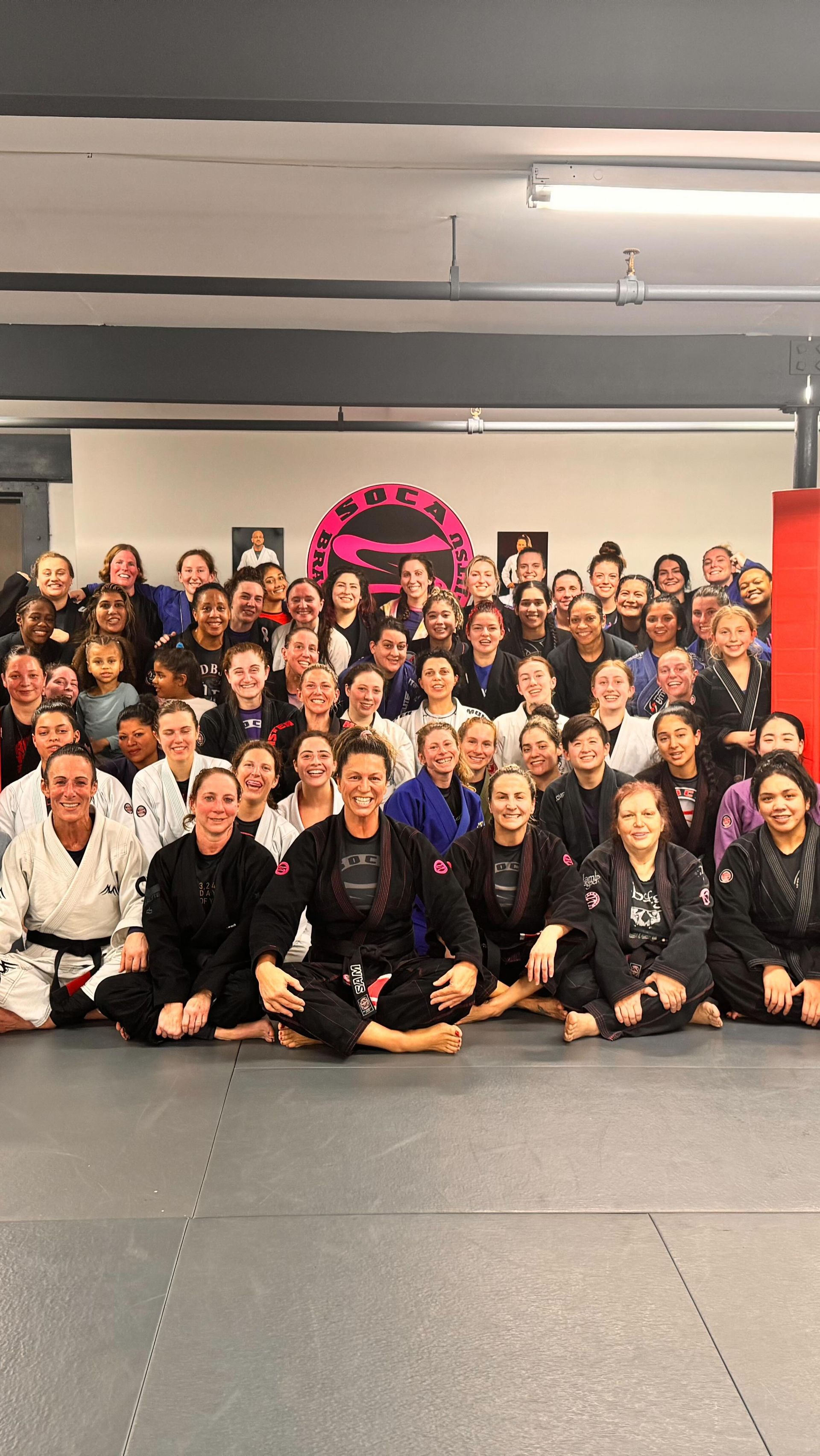 Adults practicing Brazilian Jiu-Jitsu at Lockdown BJJ in Lake Ronkonkoma, NY for fitness.