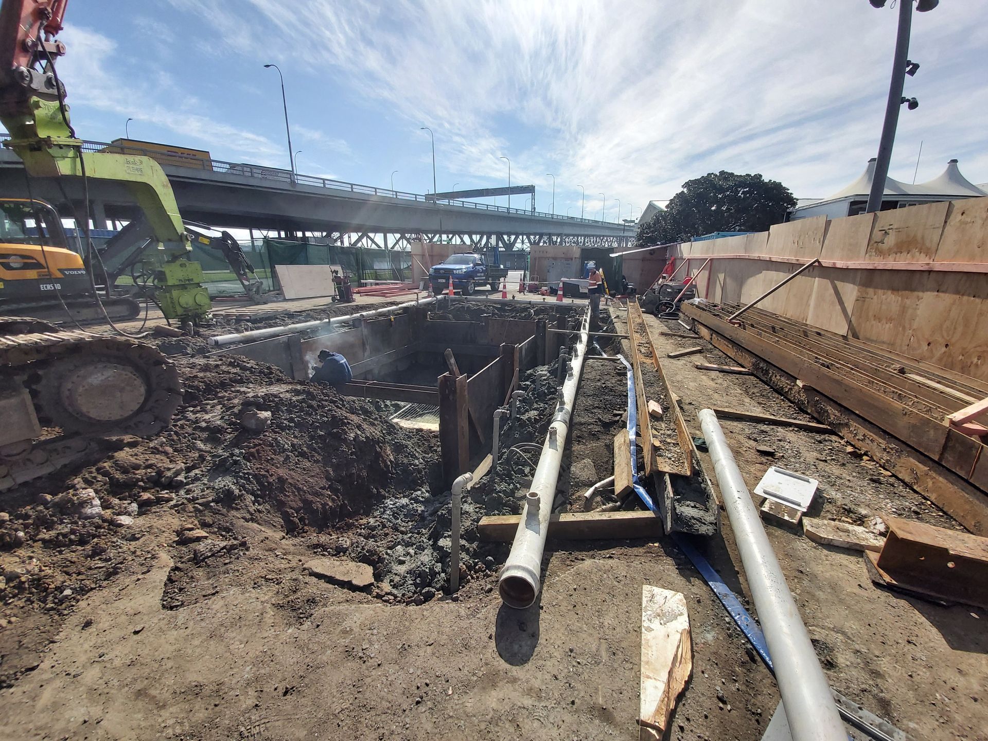 Well Pointing Set up, Construction, Dewatering on site