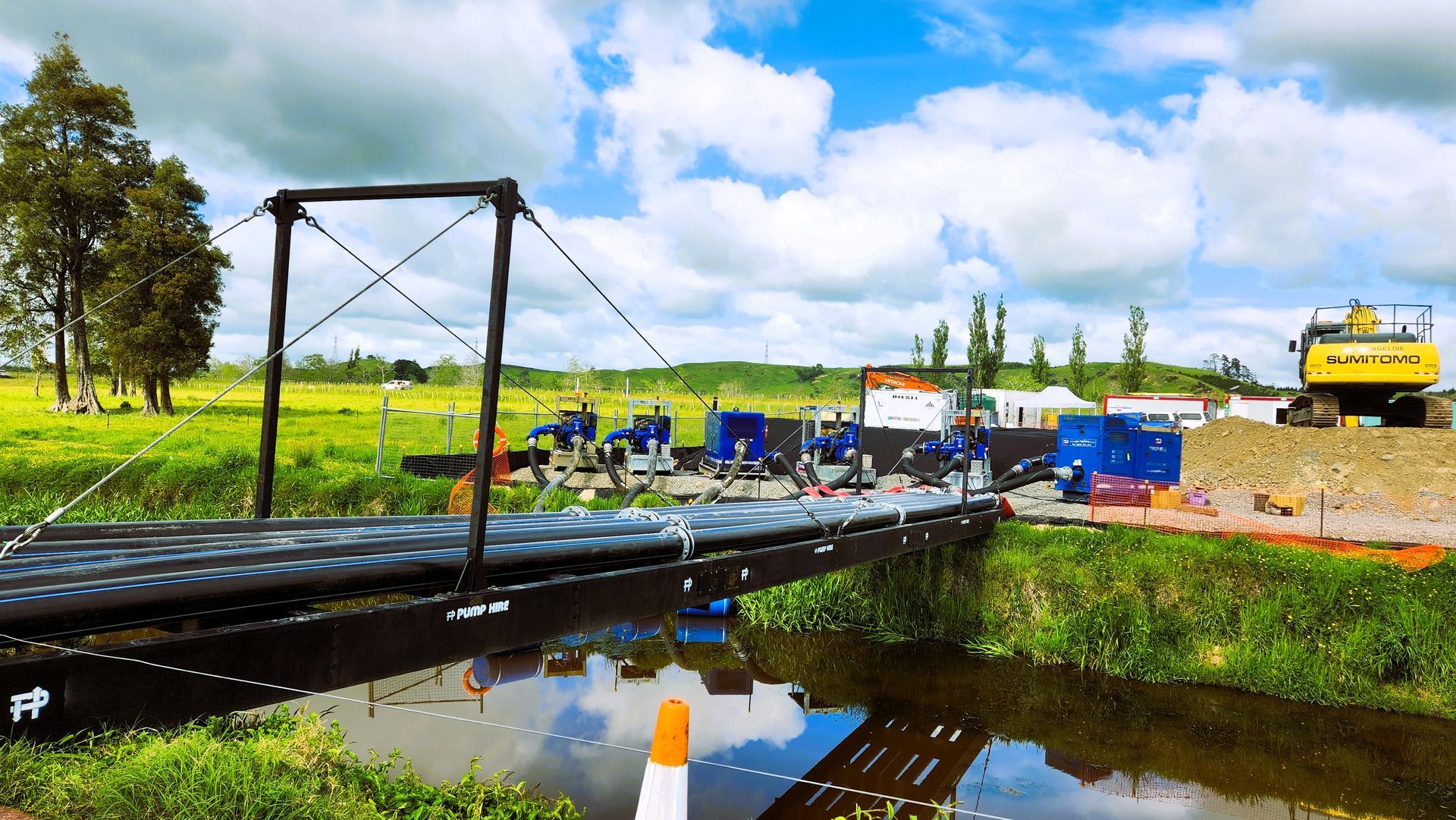 Stream Diversion, Diesel Surface Pump