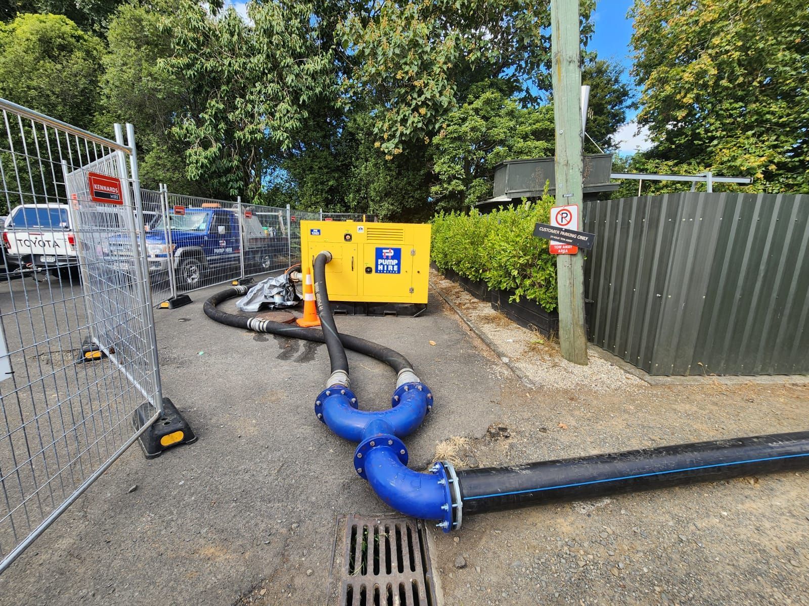 sewage bypass, selwood pump, diesel pump