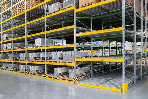 Warehouse shelves in Melbourne