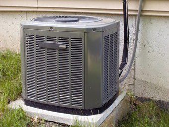 AC Unit in Backyard