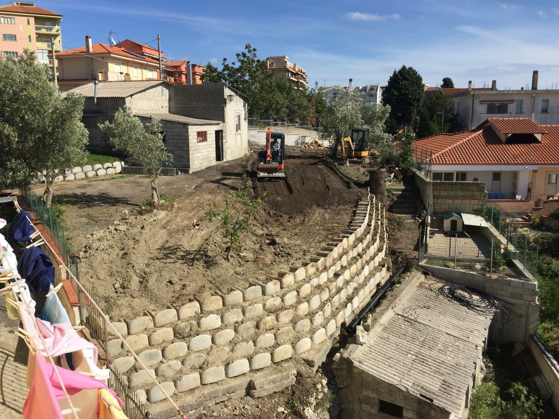 Opere di sostegno per terrazzamenti