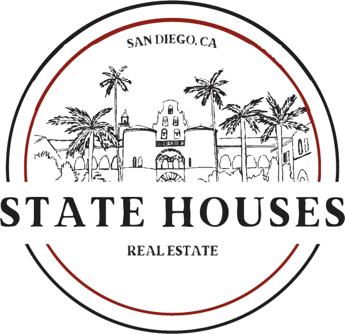 Logo for State Houses real estate, San Diego. Click to go to homepage