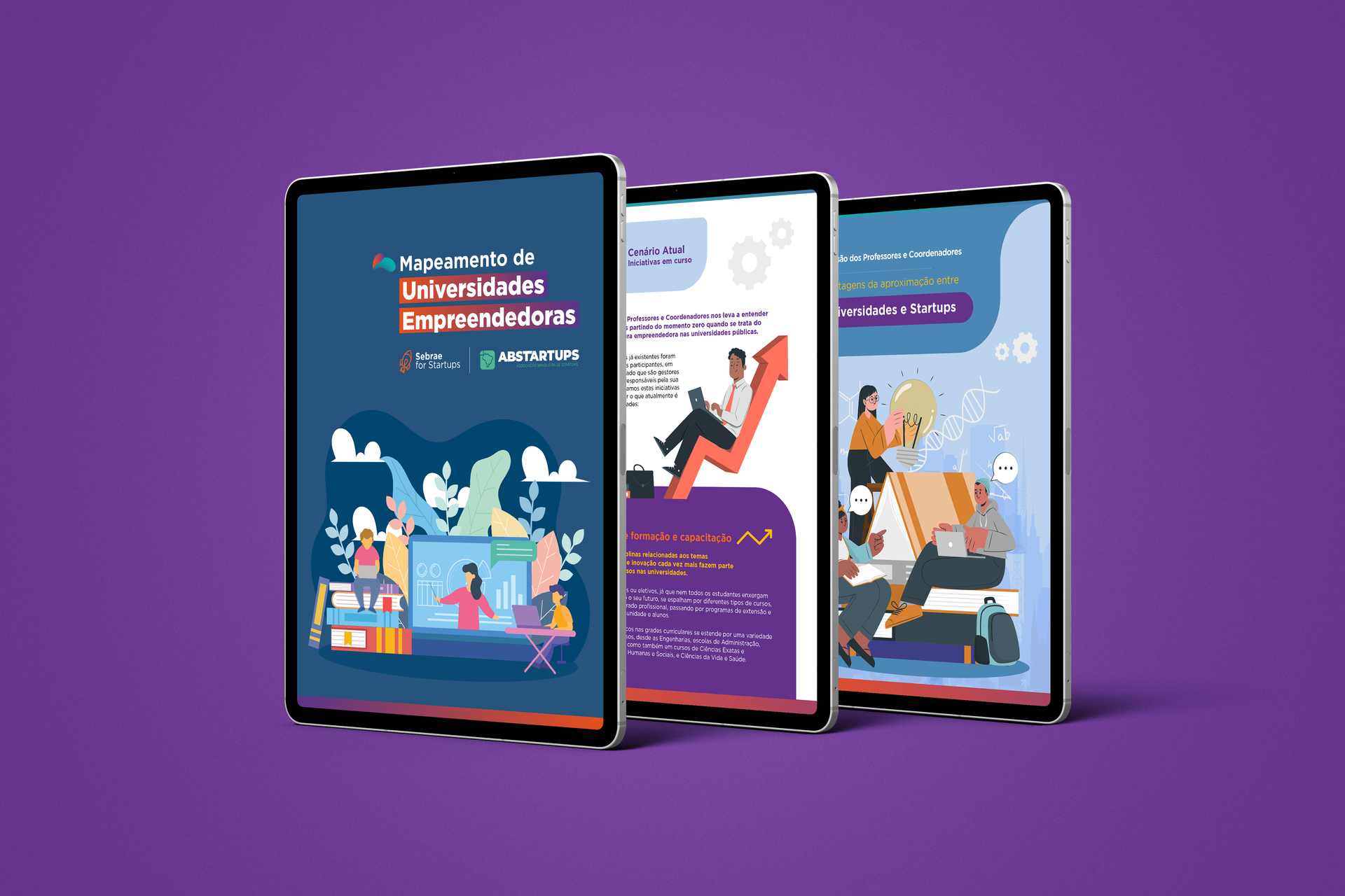 Criação de conteúdos para Abstartups.