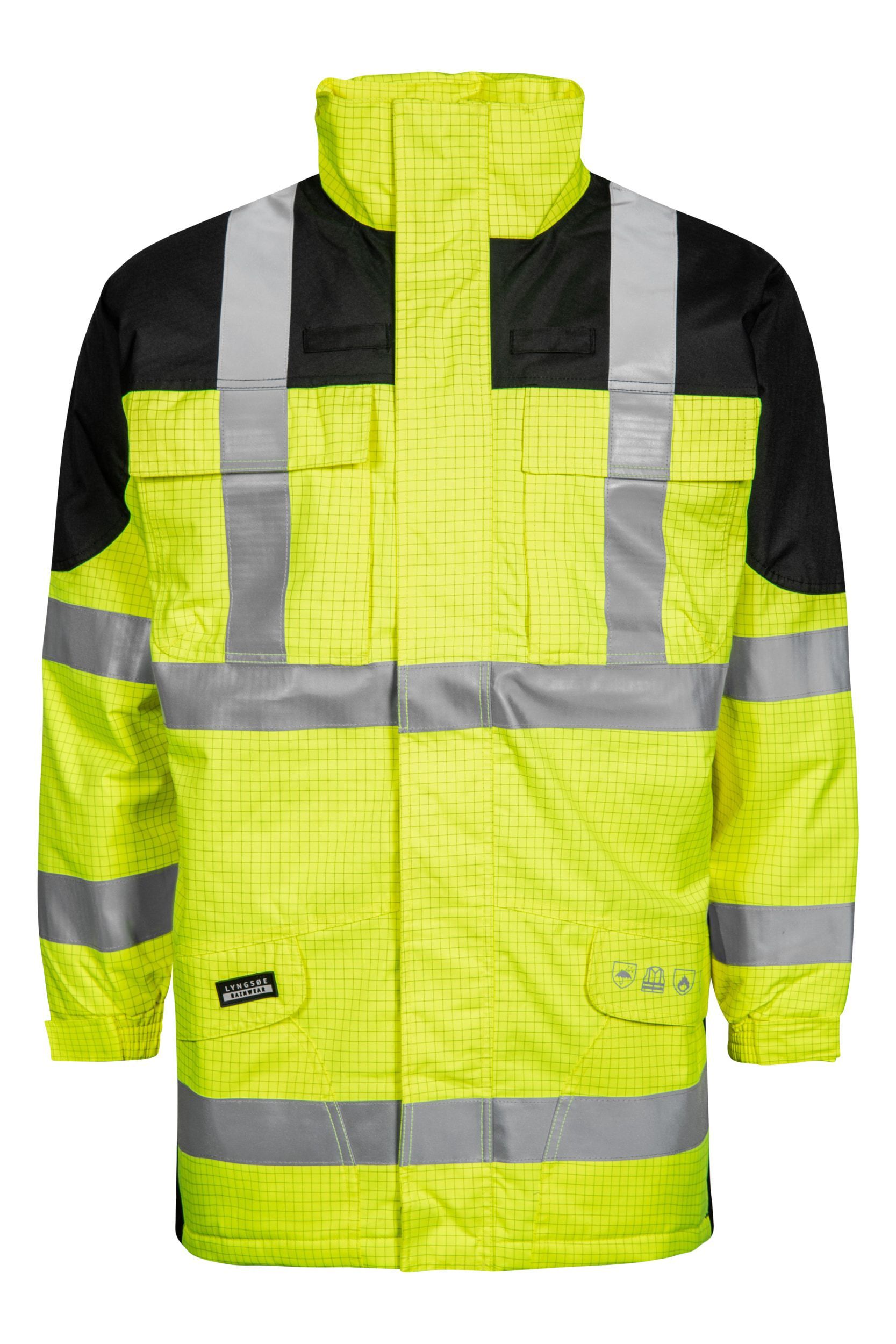 Brandvetragende Hi-Vis winterregenjas - FR-LR11411