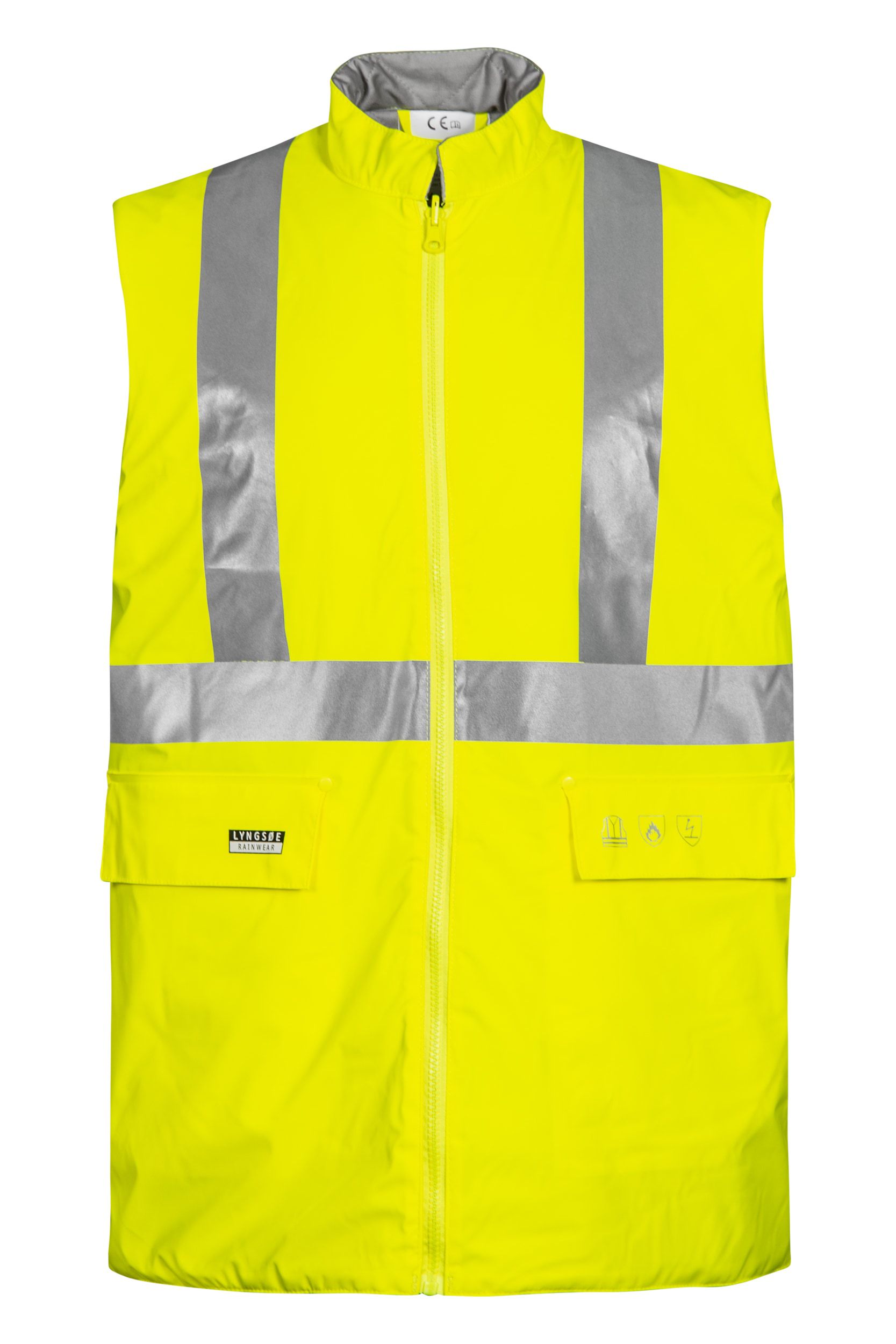 Brandvetragende Hi-Vis bodywarmer - FR-LR1456