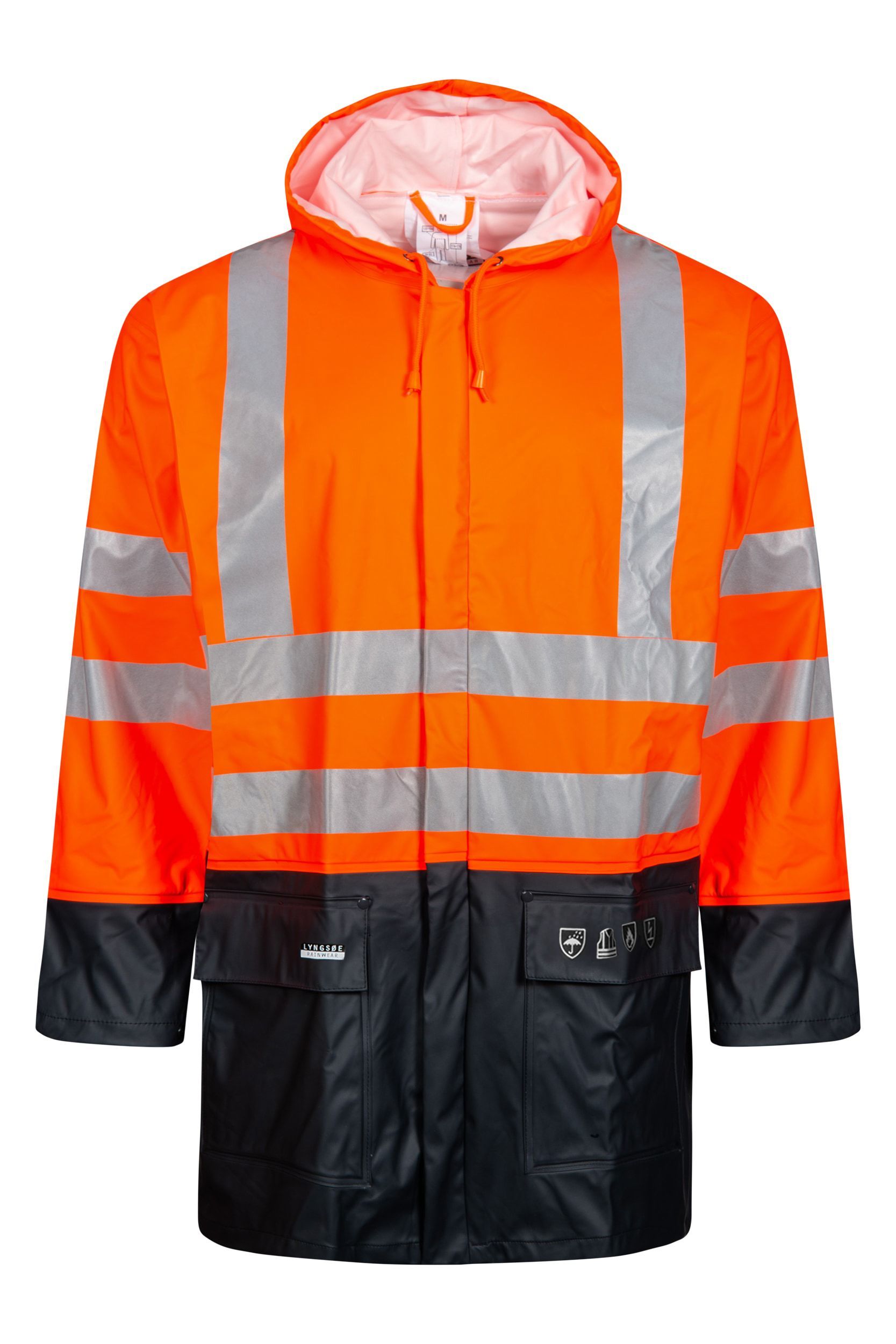 Vlamvertragende Hi-Vis Regenjas PU - FR-LR3055