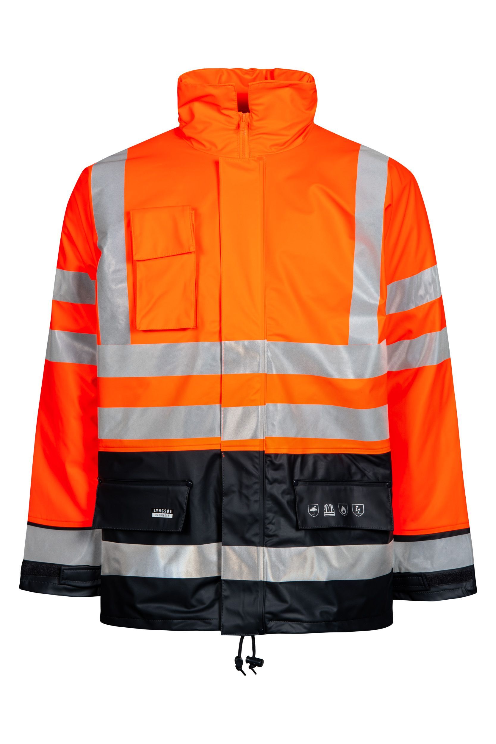 Brandvertragende Hi-Vis winterregenjas PU - FR-LR32