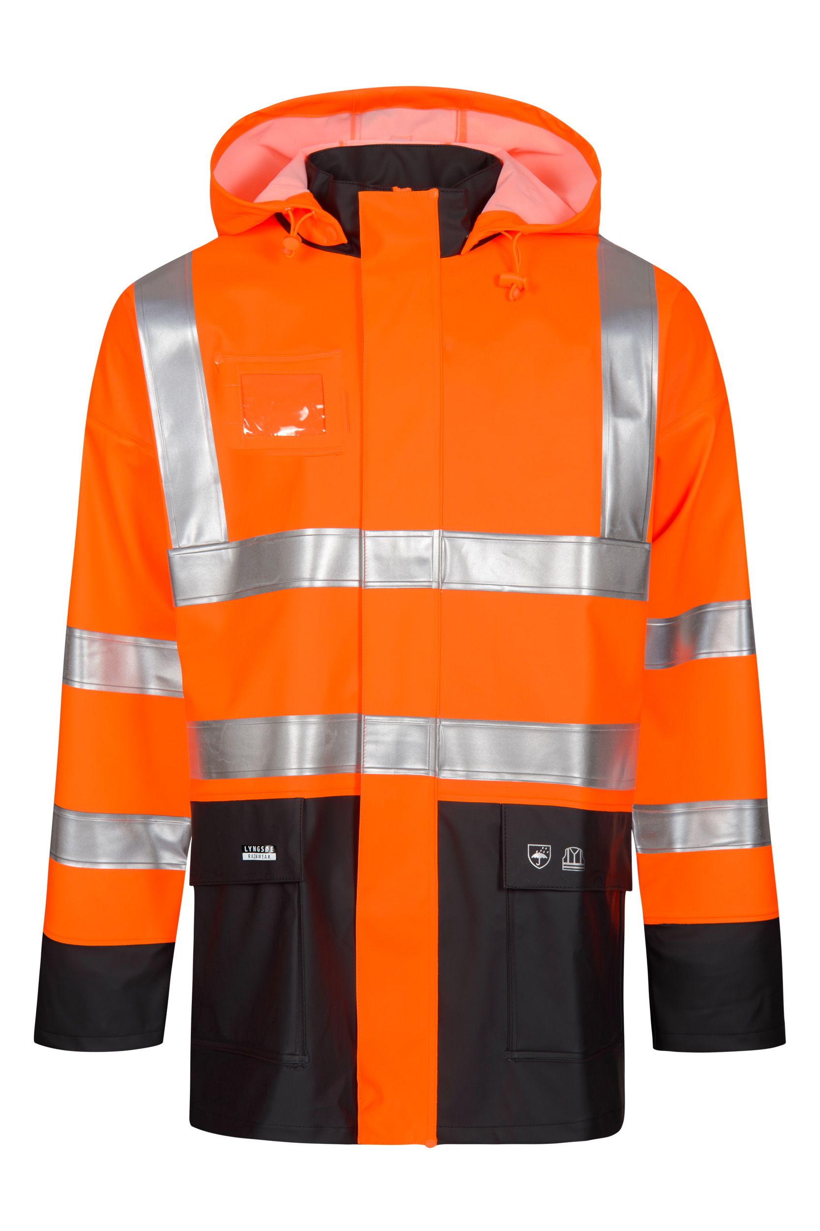 Hi-vis regenjas PU/PVC - LR9015