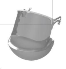 Vervangingsvizier cl.2 36cal t.b.v. arc flash helm cl.2 - G113.1122