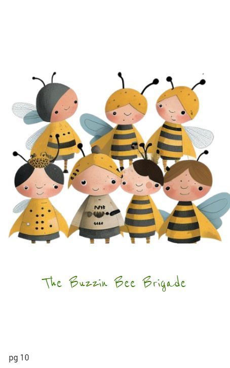 The Buzzin Bee Brigade www.Beegreenpals.com