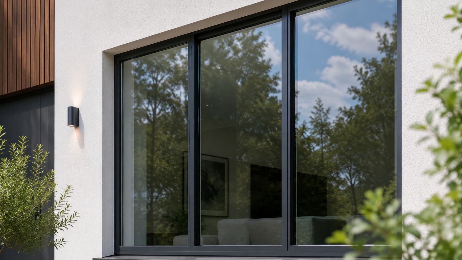 Slim aluminium window frames are one of the most talked-about features in home design right now.