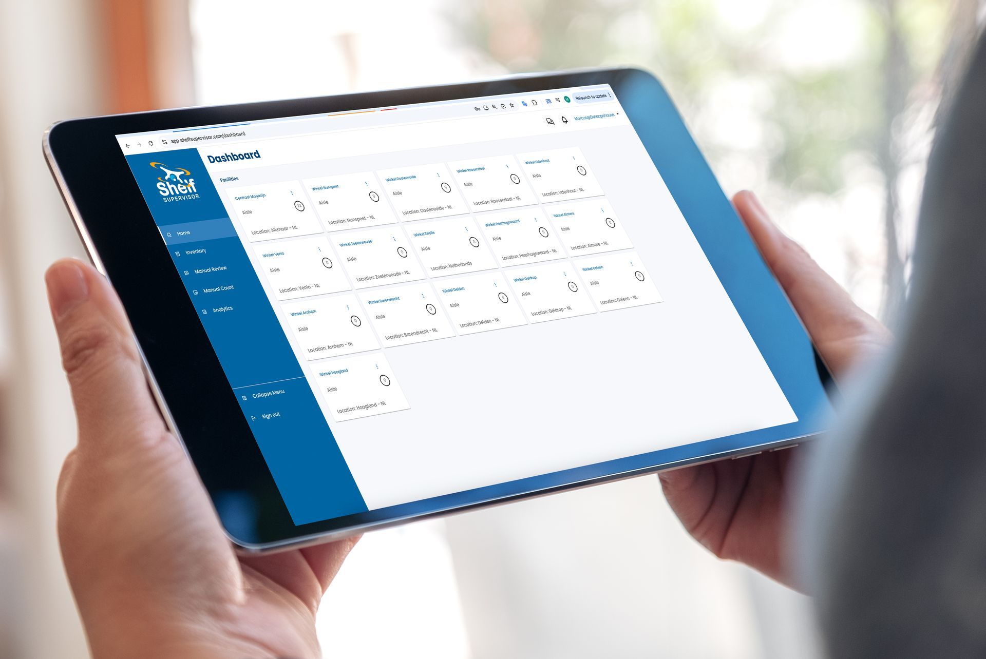 Laad in ons platform