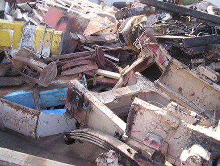 recupero di ferro rottamato