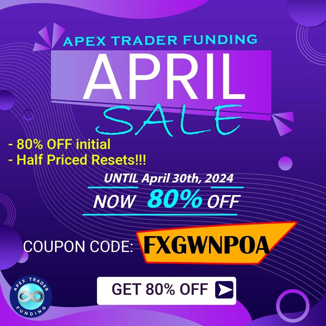 Apex Trader Funding March 2024 promo code FXGWNPOA