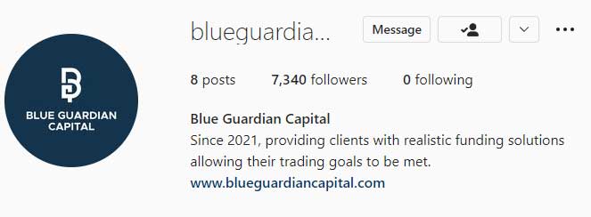 blue guardain capital instagram account