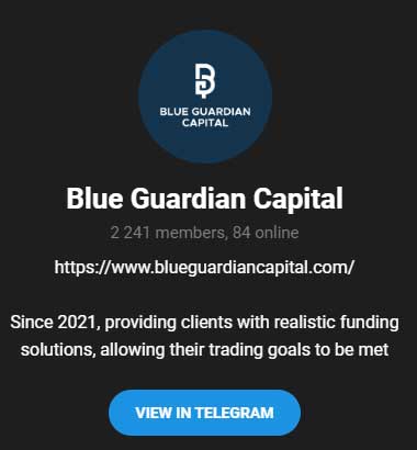 blue guardian capital telegram account