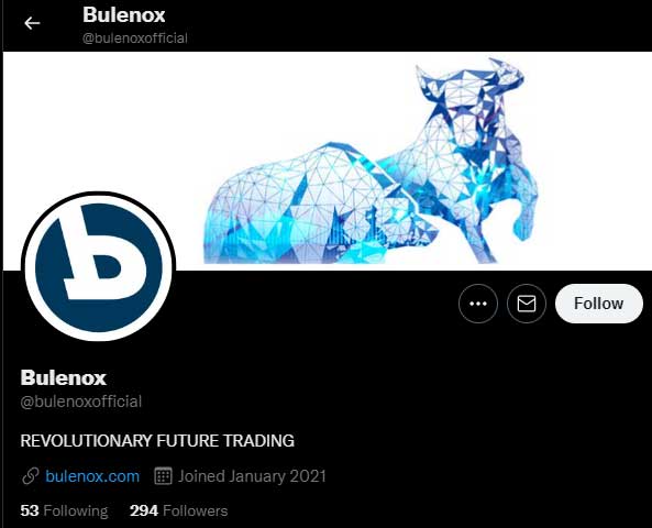 bulenox twitter account