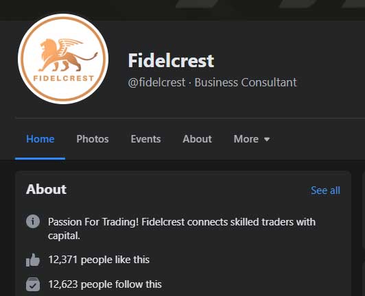fidelcrest facebook account