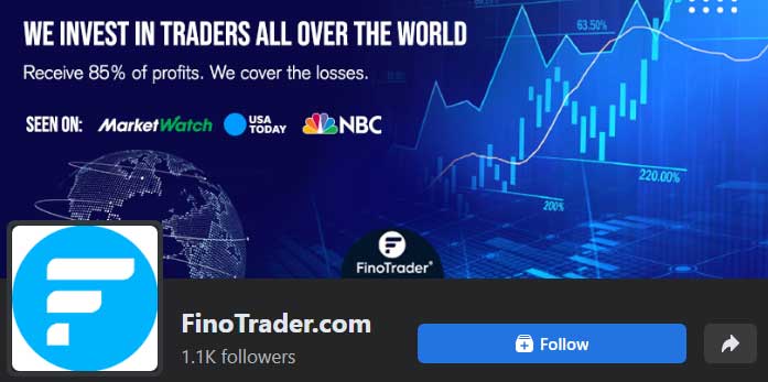 finotrader facebook page