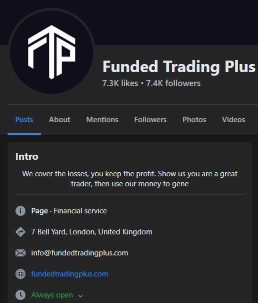 funded trading plus on Facebook