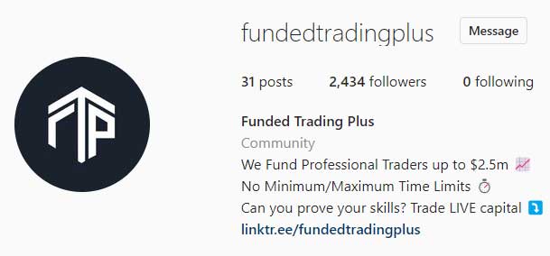 funded trading plus on instagram