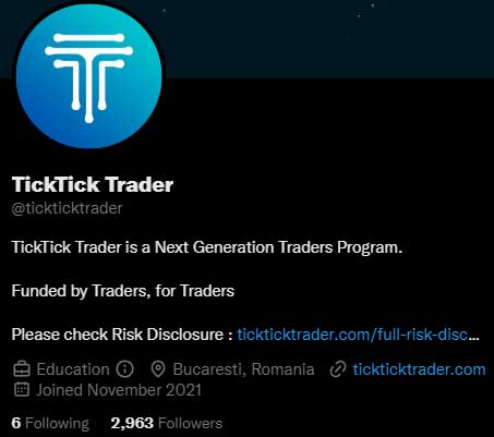 ticktick trader twitter account
