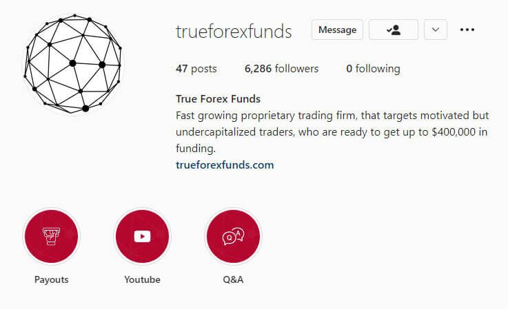 true forex funds instagram