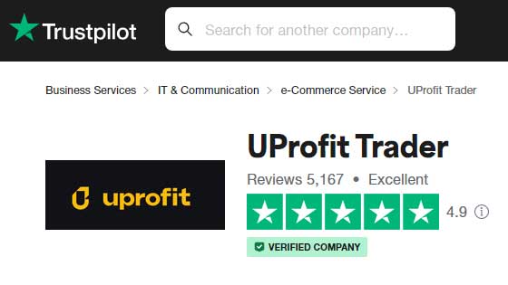 uprofit reviews on Trustpilot