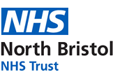 NHS North Bristol NHS Trust logo. Blue and white text, NHS in a blue box.