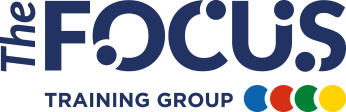 The FOCUS Training Group logo with a blue, white, red, green and yellow color scheme.