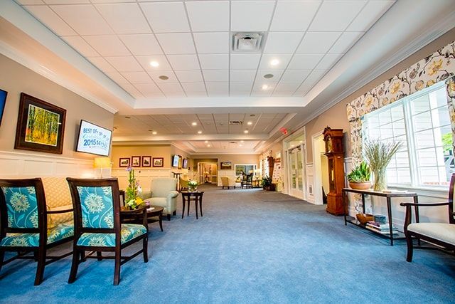 a living room with a sign that says best of 2015