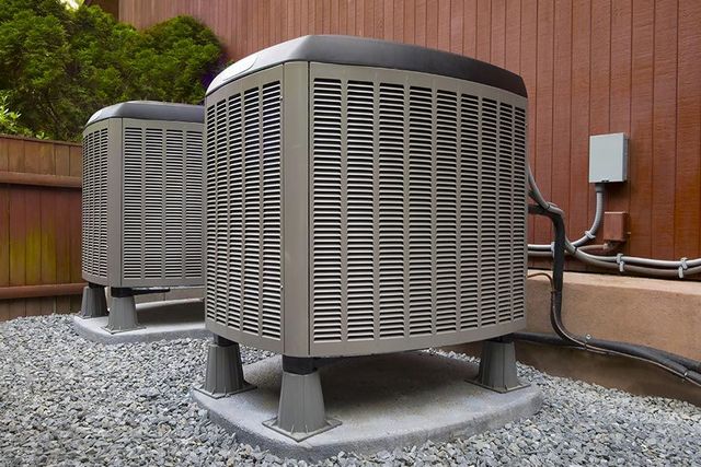 installation of central air and heat