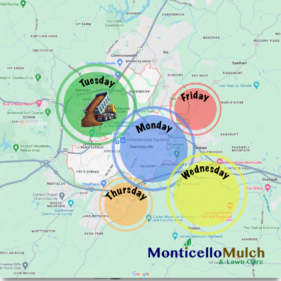 Monticello Mulch Schedule