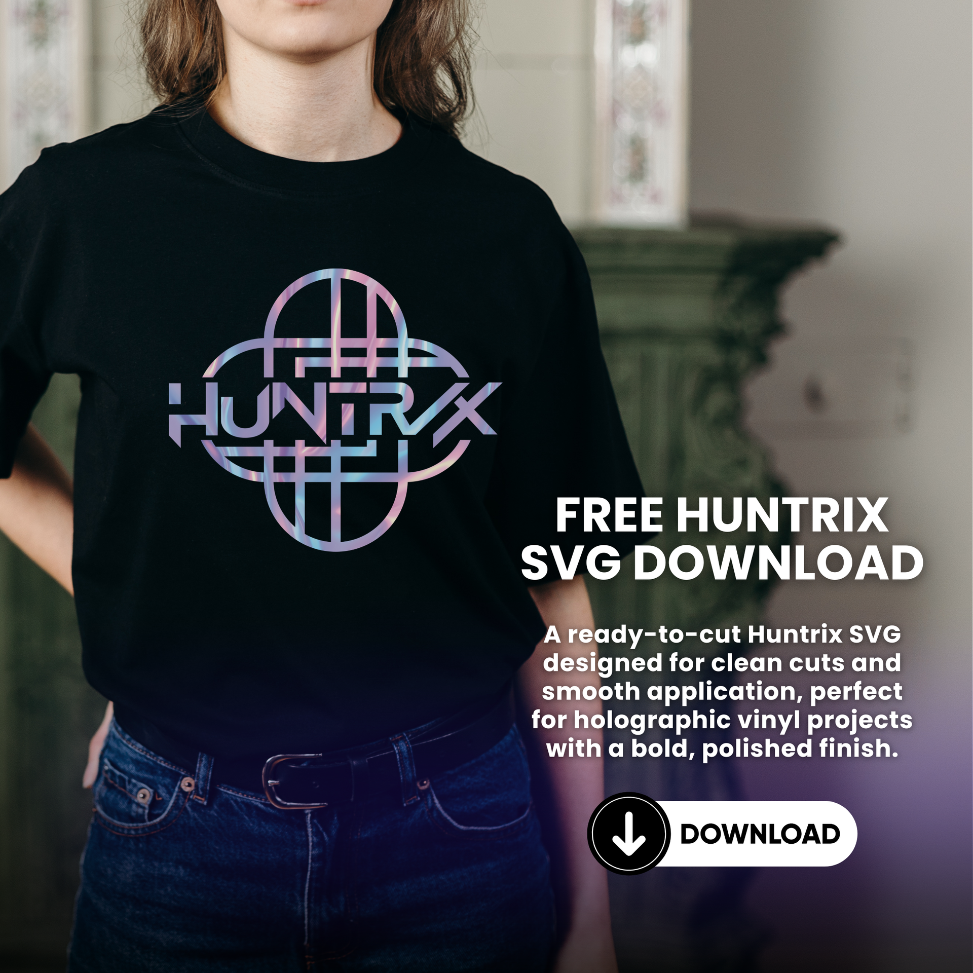 Craftiest Free Huntrix SVG