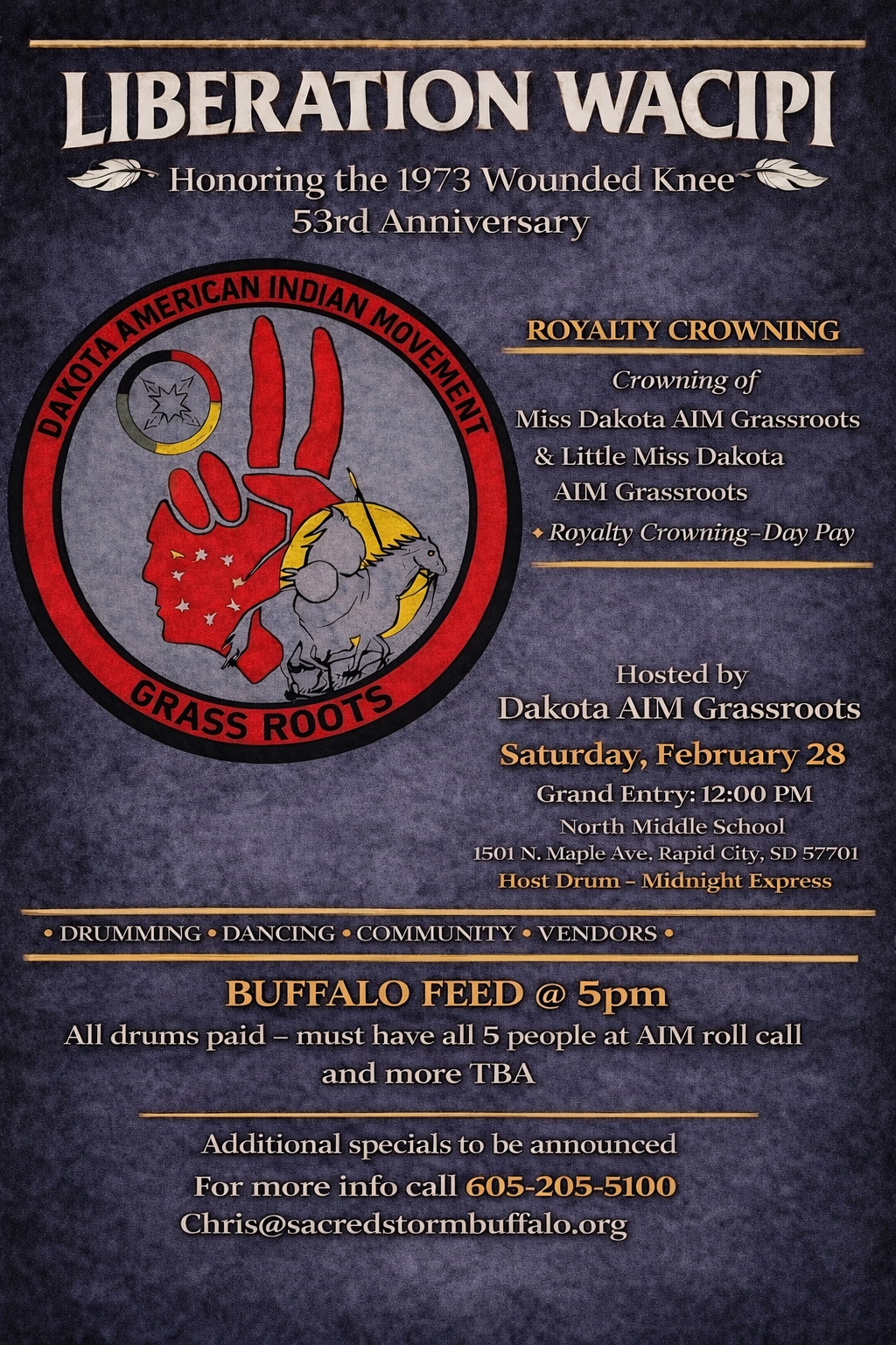 Liberation Wacipi Dakota AIM Grassroots