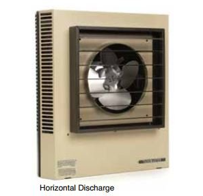 Horizontal discharge electric unit heater