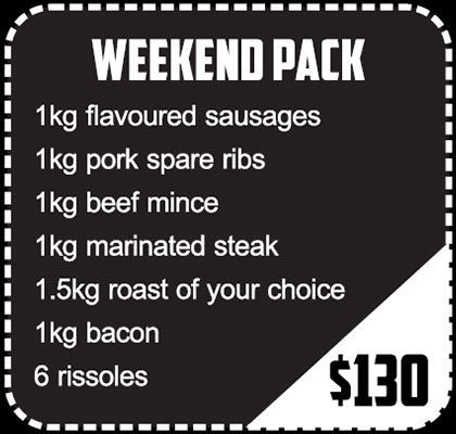 Weekend Pack — Multy Cut Meats In Yorkeys Knob QLD