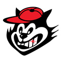 crazy cat carwash in ohio logo of a cat wearing a hat in an old style cartoon character